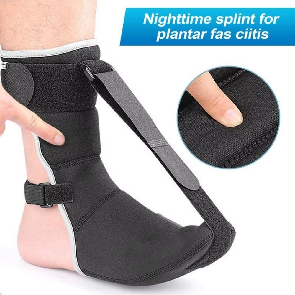 Adjustable Straps Plantar Fasciitis Night Splint Fixed Ankle Orthotic Support  Recovery