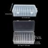 Sewing Thread Storage Box Sewing Thread Box Portable Bobbin Carrying Case Household Clear Empty Sewing Yarn Spools Container