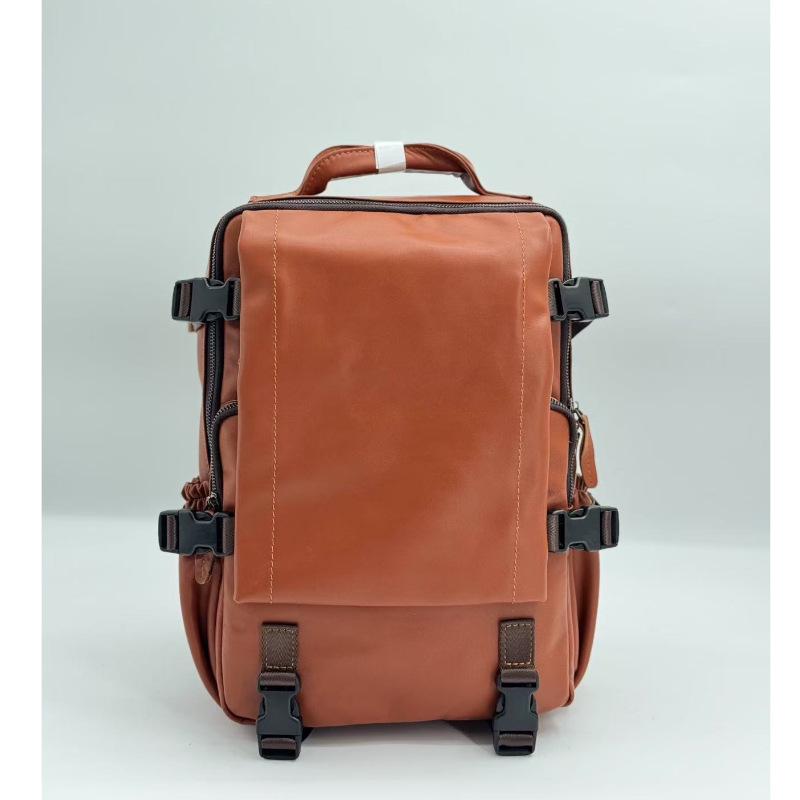 

Unisex Genuine Leather Anti-theft Business & Travel Backpack Medium Backpack 28cm x 40cm x 13cm коричневий