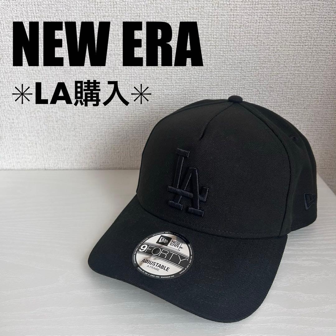 Used New Era New Era Dodgers Cap 9FORTY Black LA Purchase