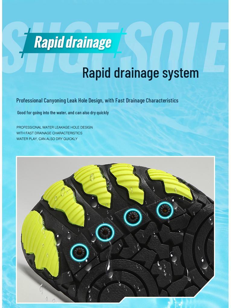 Unisex Non-Slip Breathable Beach & Hiking Water Shoes - Soft Sole Snorkeling and Fitness Footwear