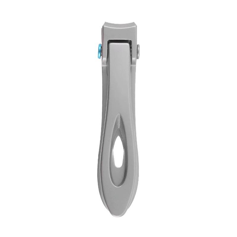 Stainless Steel Wide-Jaw Nail Clippers with Powder Die-Cast Finish for Manicure and Trimming