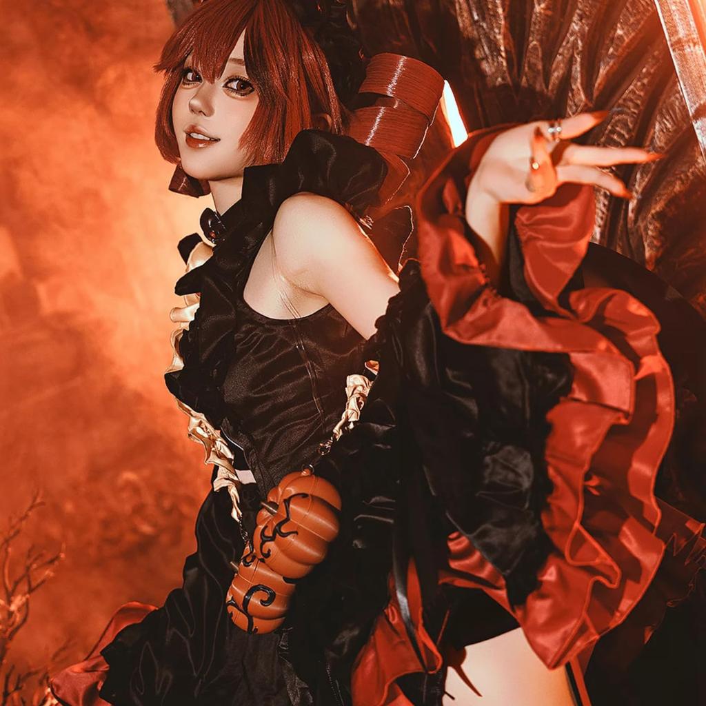 Kasane Teto Cosplay Halloween Dress for Women Devil [milky time] - Devil/Little