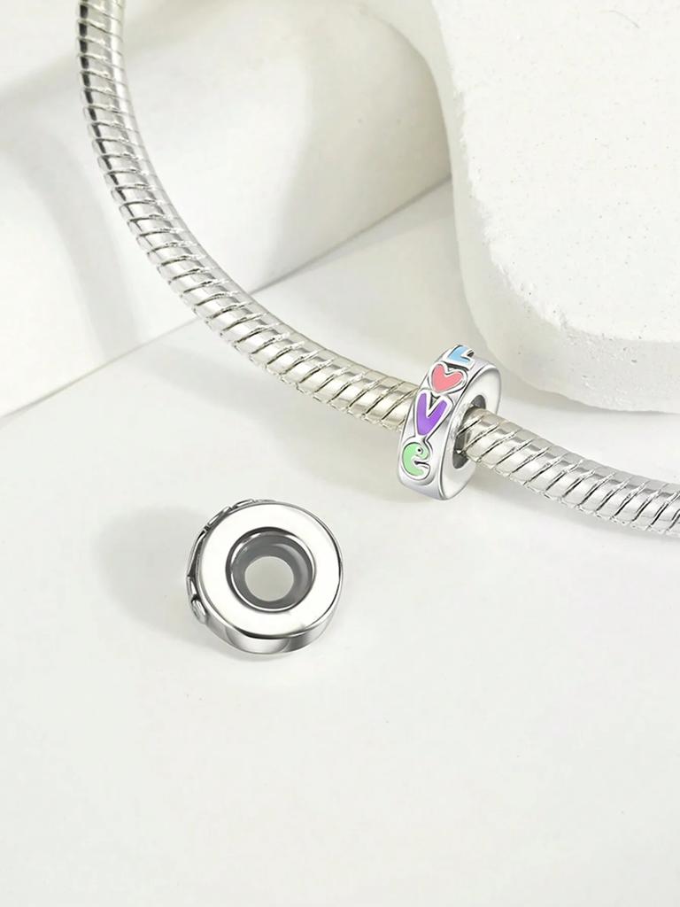 Charm Copper Colors Valentine'S Day Heart Bead For Original Bracelet Diy Beads Charms Jewellery Making Gift For Women Styfne