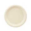 ECO&BASIC Disposable Paper Plates, 23cm, Pack of 50, Stylish, Microwaveable, Bagasse, Eco-Friendly, Plant-Based, Commercial Use, C-ECO-HM-002