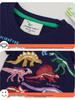 Luminous Dinosaur Boys' Cartoon Short-Sleeve T-shirt