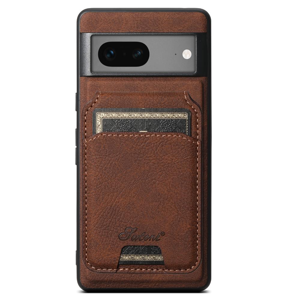 

Кожаный чехол Magsafe для Google Pixel 8 9 Pro XL 7 6 Pro 6A 7A 8A 9ProBracket Магнитная задняя крышка с держателем для карт L443 google Pixel 8