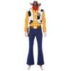 Xinbo Yuan Toy Story 4 Woody Cosplay Vollständiges Set Cosplay Kostüm Cowboy Polizeichef Herrenbekleidung Auf Lager