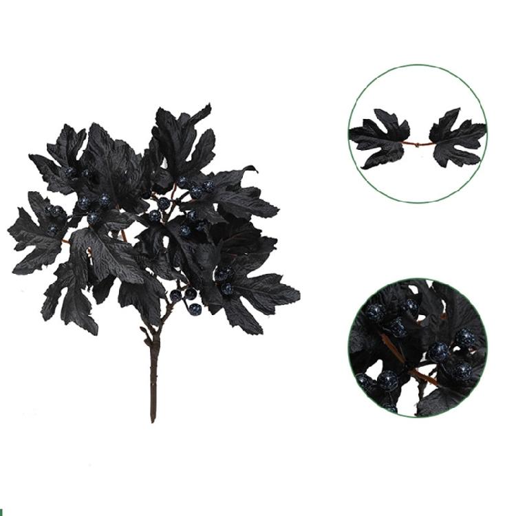 Autumns Velvety Touch Plant Collection Artificial Maples Leaf Pinecones Berries Cluster Long Time Fall Decors For Mantelpieces And Entryways