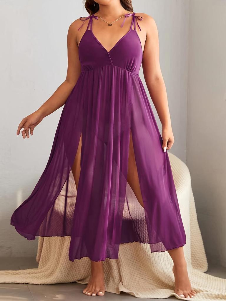 Nieuwe Stijl Elegante Dames Backless Spaghetti Band Lingerie Nachtjapon
