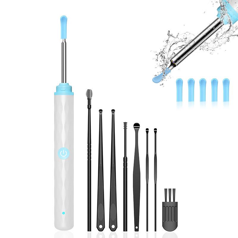 

Smart Visual Ear Cleaner With Camera 8-Piece Set Safe Luminous Wax Removal Tool For Kids Adults