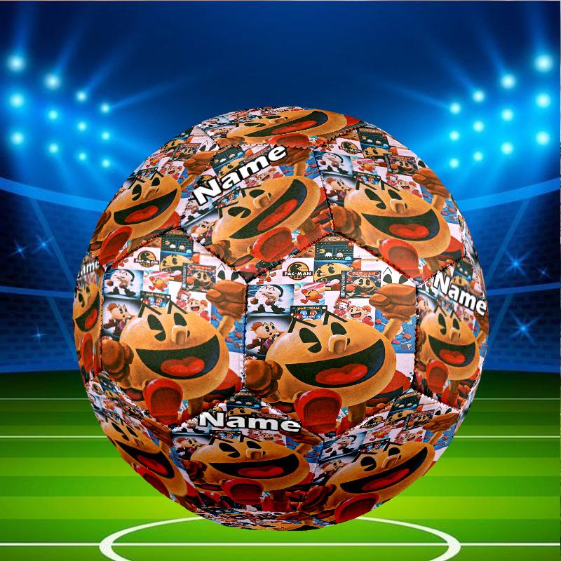 Custom Name Personalized PAC-A Print Size 5 Soccer Ball Training & Match Football, for Team, Kicking, Gift for Football Enthusiasts