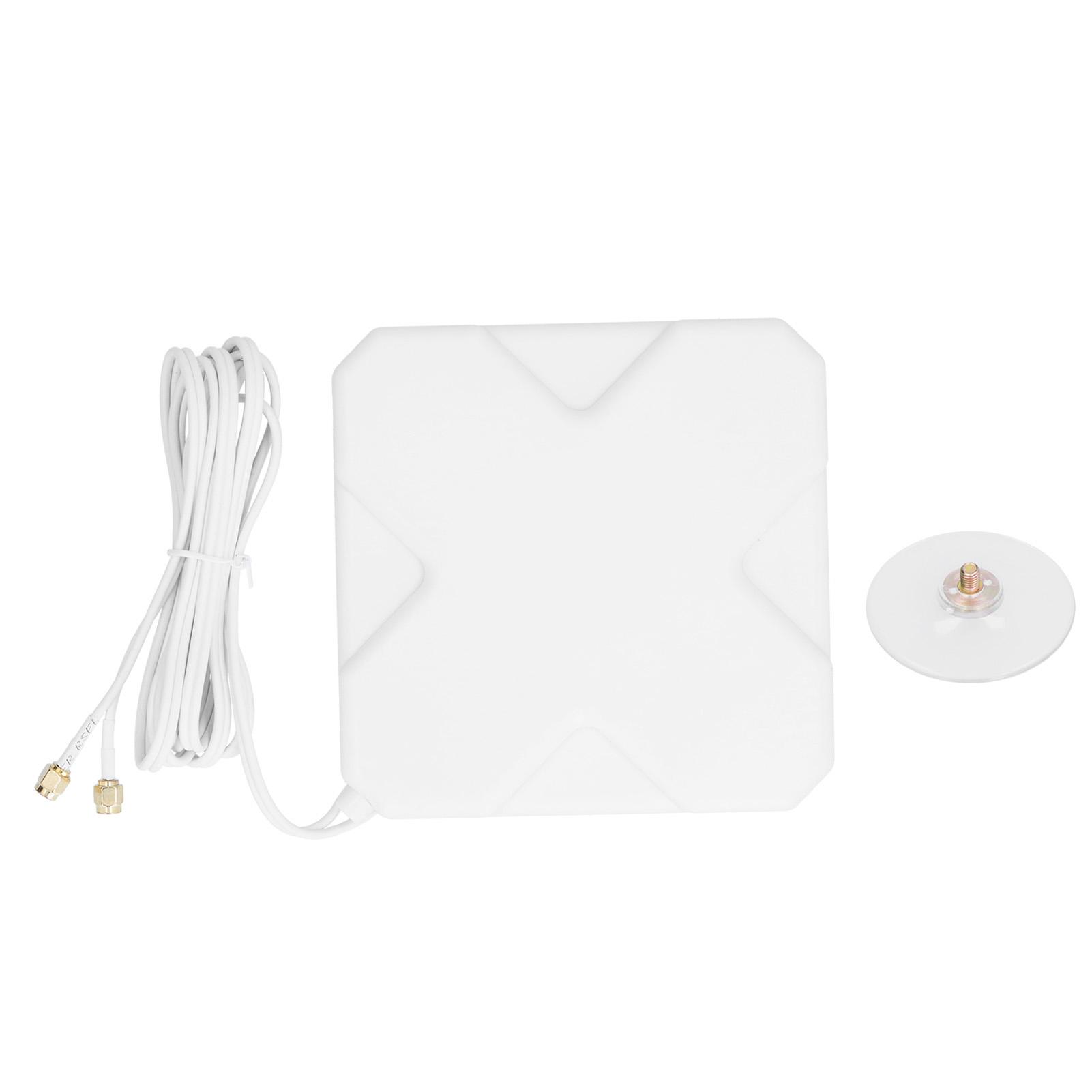 

4G LTE Антенна SMA с двойной головкой, водонепроницаемая внутренняя и наружная антенна с высоким коэффициентом усиления 35 дБи и присоской