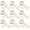 8Sets Mini Embroidery Shape Pendants DIY Jewelry Crafting Materials for Homemade Necklace Sweater Chains Decorative Hanging