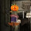 2 Stück Halloween Hängeschild Kürbis-Ornament Herbstfest-Dekoration Einfache Installation Für Halloween-Feier