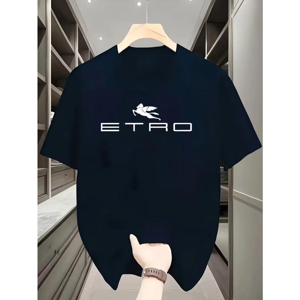 T-shirt  Sports Printing Fashionable Men's Sports Summer Harajuku Casual Short Sleeve O Neck