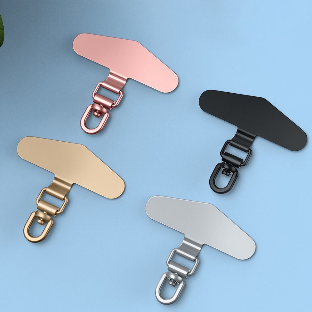Stainless Steel Phone Lanyard Clip  Patch Ultra-thin Strap Fixed Gasket  for Mobile Phone