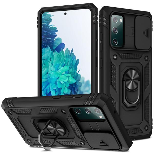 Anti -Shock Metal Ring Dual Layer Case For Samsung Galaxy A54 A14 A53 5g S23 Ultra S22 Plus S21 Fe A13 A33 A52s A52 A12 A13 Cover