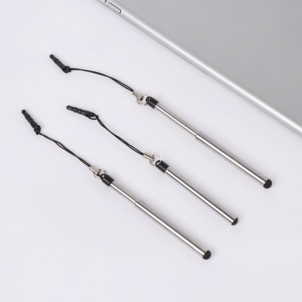 1PC Pendant iPad Retractable Smart Phone Capacitive Pen Telescopic Rod Stylus Pens Touch Screen
