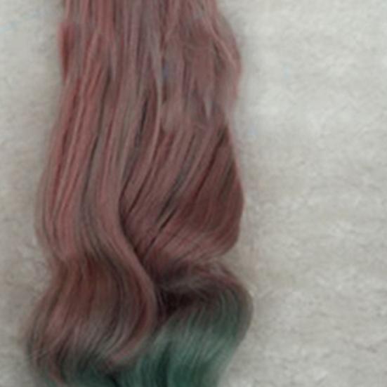 Wig Gradient Curly Doll Accessories Long Heat Resistant Faux Hair for