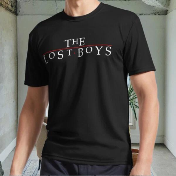 

New The Lost Boys 1987 Active Logo Men s Black T shirt Funny Size S to 5XL XL