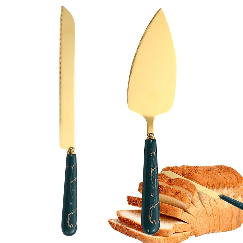 Cake Cutter And Pie Spatula Wedding Cake Cutting Set Pie Server Cake Cutter Knives Pastry Pie Pizza Cutter Cake Knives & Server