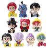 10pcs/Set Kpop Demon Hunters Action Figure Toy Derpys Tiger Rumi Mira Zoey Sussy Figurine Doll Model For Fans Gift