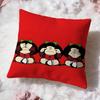 Anime M-MafaldaS Cushion Cover Premium Comfort Reversible Pillow Cove -Two in One Design for Any Room & Car Interior