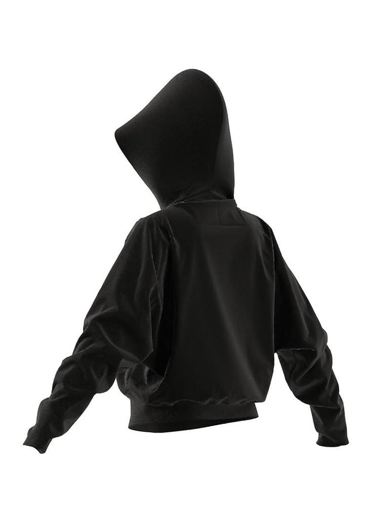 Adidas IKU99 Black Size Women's Z.N.E. Full-Zip Hoodie, (IN5128), J/M