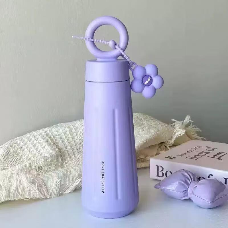 Shangqi Portable Dopamine Petal Insulated Stainless Steel Cup