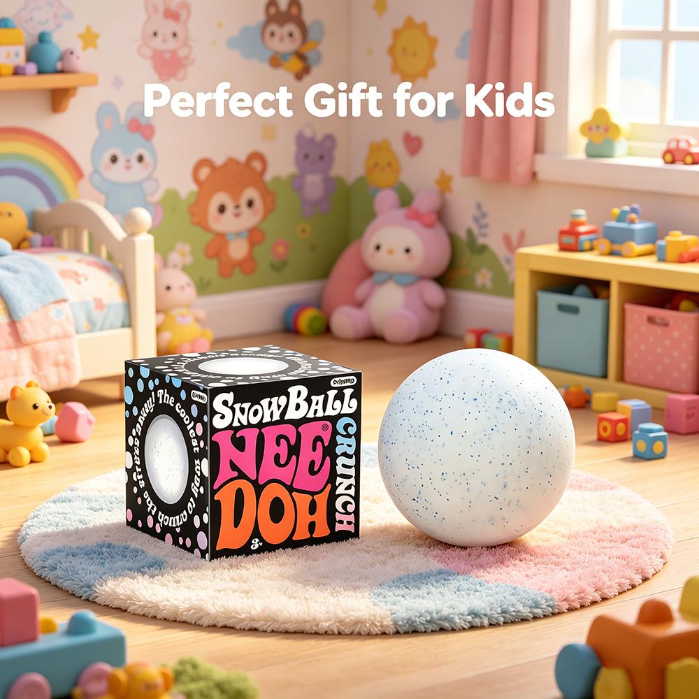 New Product NeeDoh Snow Ball Crunch Snow Ball Crunch Stress Relief Toy