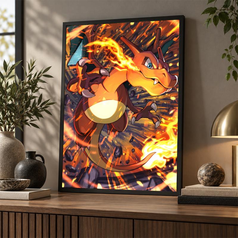 5D Diamond Painting Charizard DIY Full Drill Diamond Art Kit Home Decoration