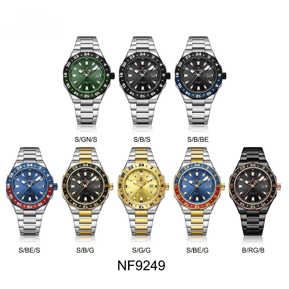 Luxury Business Watch Sports Quartz Clock Luminous Calendar Watches for Man Stainless Steel Waterproof Wristwatch