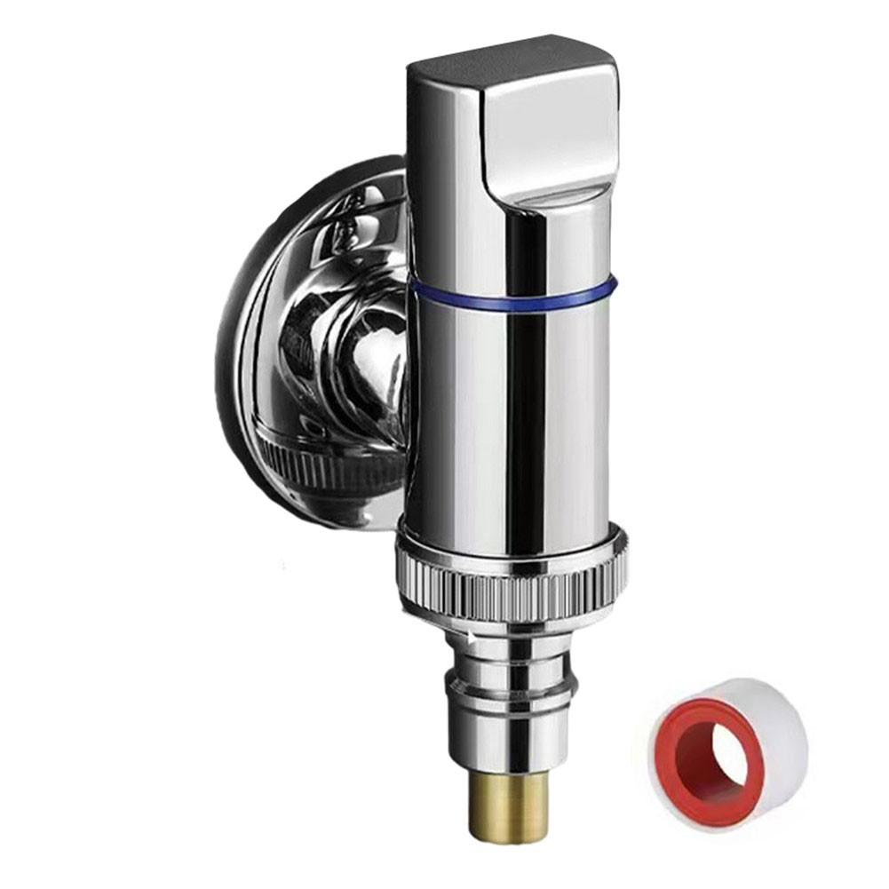 Stainless Steel Washing Machine Faucet Water Stop Quick Opening Angle Valve