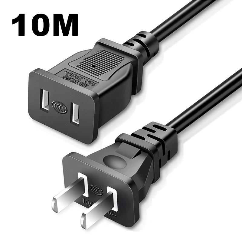 2M 5M 10M US-Stecker AC-Netzstecker Kabel TV PC Laptop Stromversorgungskabel Kupfer-Ladekabel