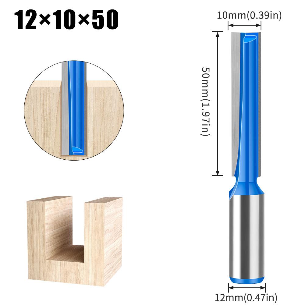 Extended Bottom Cleaning Cutter Diameter 10,16 Trimming Cutter Woodworking Milling Cutter Bakelite Milling Cutter Keyhole Opening Straight Knife