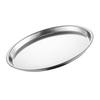 Stainless Steel Cold Dish Plate 20Cm Round Food Storage Tray for Dessert Fruit Snack Barbecue Serving Home Kitchen Restaurant
