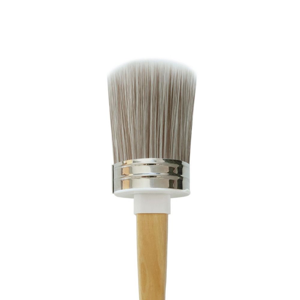 Elliptical brush head Paint Brush Wooden handle Thickened Industrial Paint Brush Apply evenly Cleaning Tool Wall Brushing Tools