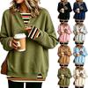 Women's Casual Printed Long Sleeve Loose Fit Two Piece Sweatshirt