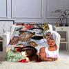 Eminem Hip-hop Singer Printing Blankets Warm Blanket Flannel Blanket Picnic Blanket Blankets for Beds Birthday Gift