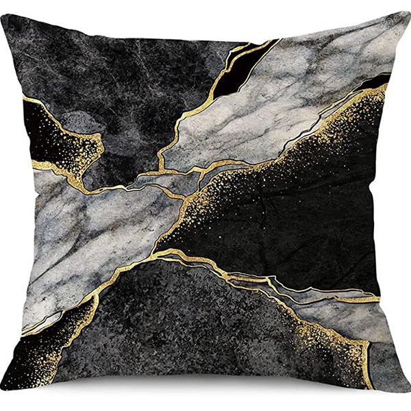 New Summer Hot-selling Light Luxury Series Simple Marble Sofa Bedside Cushion Pillow Cover