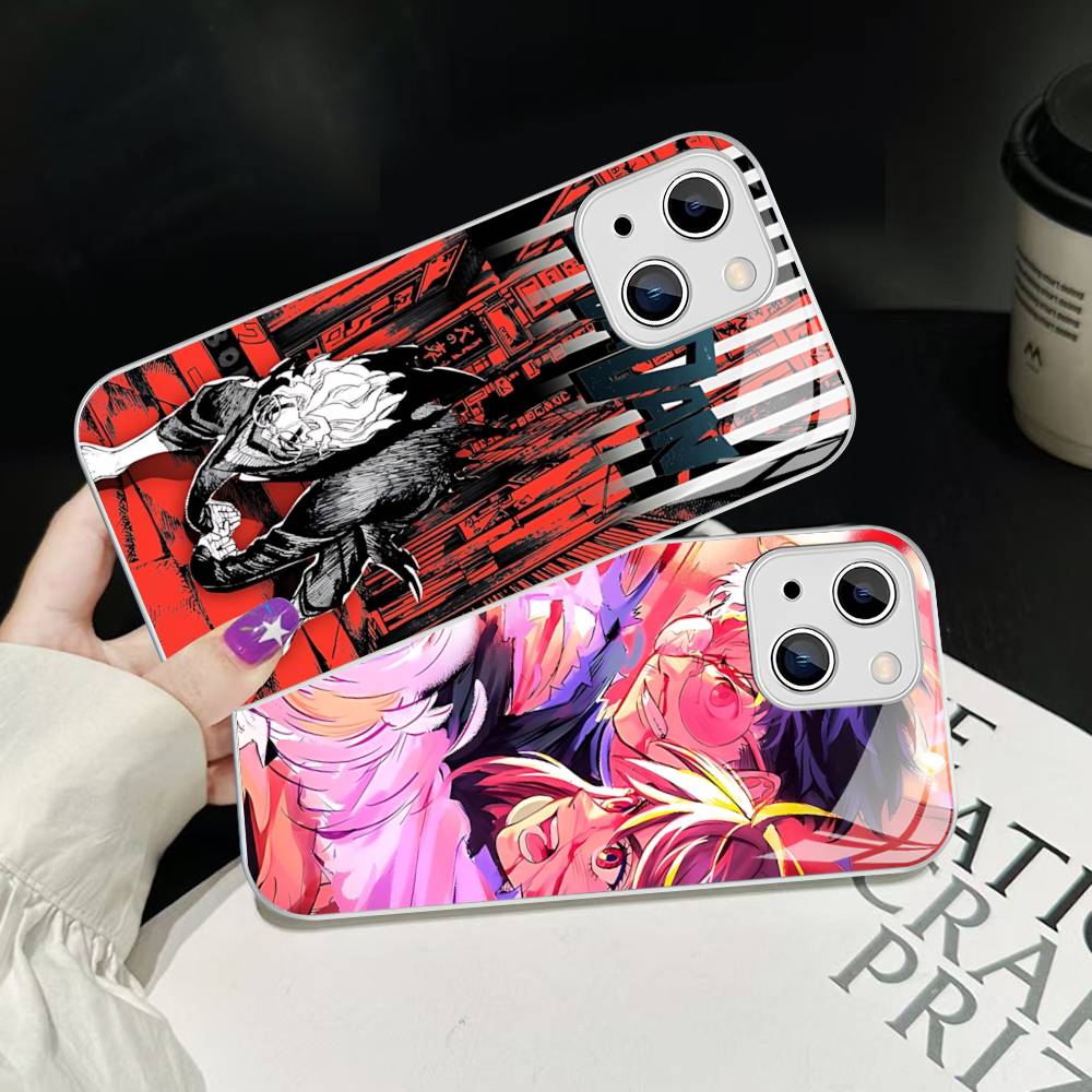Hot Blooded Fantasy D-DandadanS Anime For IPhone 14 13 12 Mini 11 Pro XS Max X XR 14 Plus Tempered Glass Cover