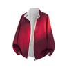 Reversible Stand Collar Unisex Jacket, 2025 Spring/Autumn, American Plus Size, Loose Fit, Casual Windproof Design.