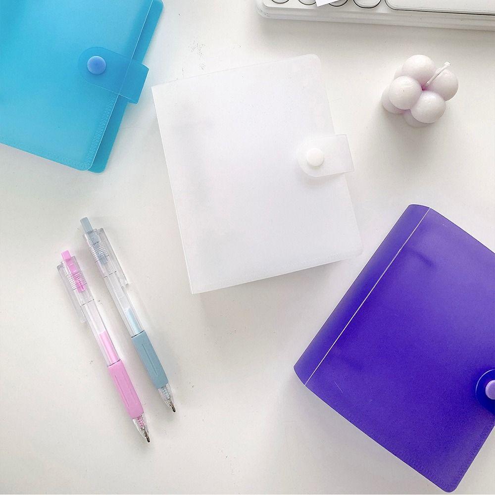 Double Hole Loose-leaf Notebook Horizontal Line Index Stickers Creative Journal Planner Students