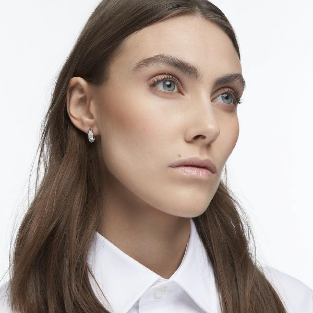 SwarovSki Rhodium Hoop EarringS S 5618306