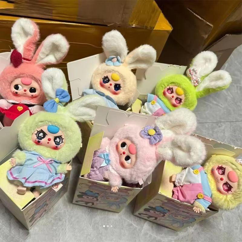 Echtes Baby Drei Jahre Alt Macaron Kleines Kaninchen Serie Trend Spielzeug Anhänger Kreativ Niedliche Puppe Spielzeug Geschenk