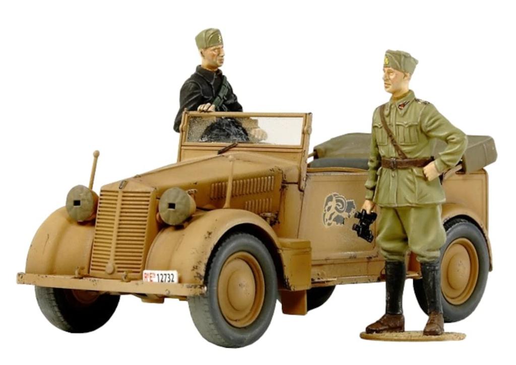 Tamiya 1/35 Italeri Series No. 14 German-Italian Army Staff Car 508CM Coloniale Plastic Model 37014
