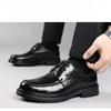 Men's Comfortable  Leather British Thick-soled Business Leather Shoes for Spring  New Lace-up Oxford Shoes 2026
