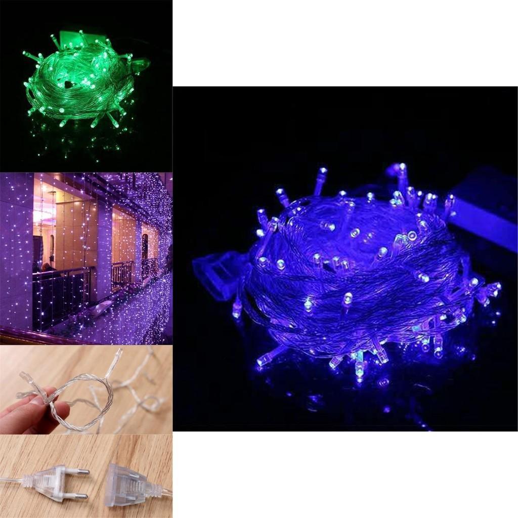 Funkelnde 10m 100 LEDs Mehrfarbige Lichterkette Ideal für Hochzeiten und Feiertagsfeiern