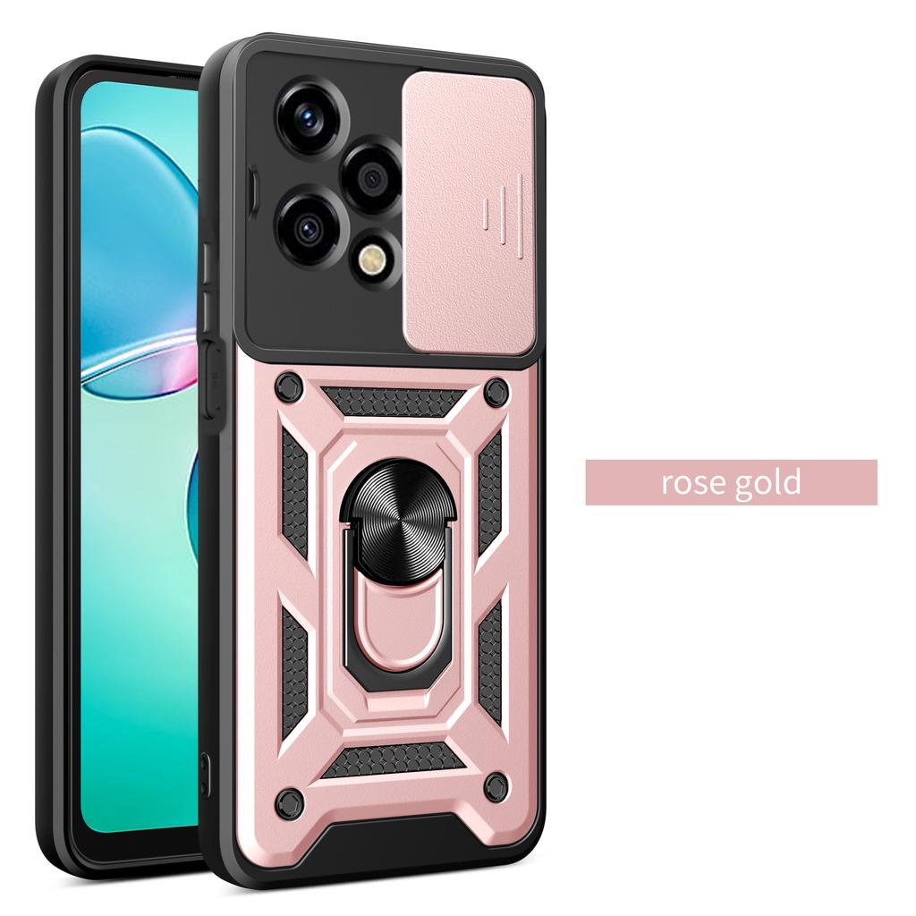 For Honor 200 lite Case Honor 200 Pro Cover Honor 200 Case Magnetic Ring Holder Armor Phone Case Slide Camera Protect Back Cover